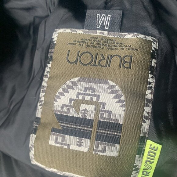 Burton Cargo Snowboard Pants Size M Dry Ride Insulated WB Fly Pt 87390 CA: 26902 - Picture 16 of 16